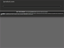 Tablet Screenshot of iproduct.com